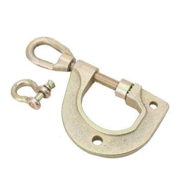 Imagem de WEBCAB Braçadeira G de 2 vias, 3 toneladas, aderência autoapertada, braçadeira de reparo de carroceria cromada, estilo G, braçadeira de trabalho de aterramento, reparo de carroceria, grampo de tração