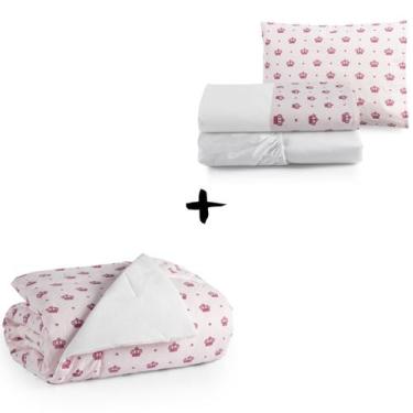 Imagem de Edredom de Bebê Mini Cama Lençol 3 pçs com Elástico Moderno - ENTROU C