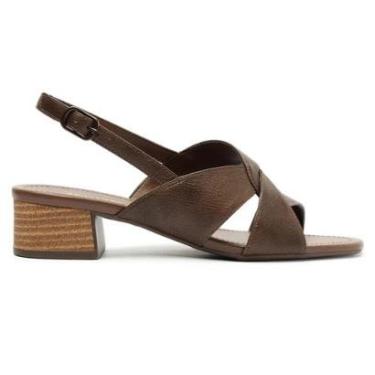 Imagem de Sandália Entrelaçada Salto Bloco  AnaCapri-Feminino