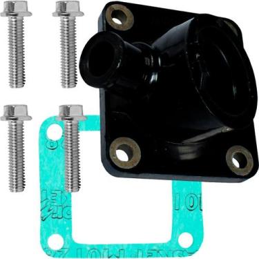 Imagem de Kit coletor de admissão RD125 1982 a 1987 RD135 RDZ135 1988 a 1999 com