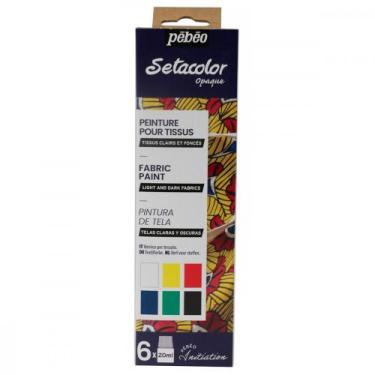 Imagem de Set Pébéo Initia Setacolor Opaque 6X20ml - pebeo