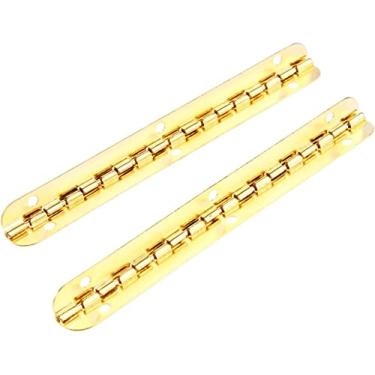 Imagem de 2 peças de dobradiças de metal de 100 x 9 mm de comprimento, para armário de móveis, caixa de presente de madeira, decoração antiga, acessórios de ferragens de móveis