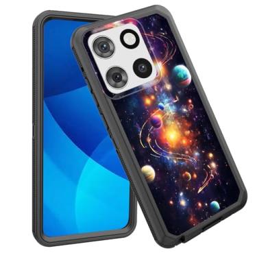 Imagem de GFEWYTJYJ Capa para Moto G Stylus 5G 2025, à prova de choque, proteção total de 3 camadas, resistente, de alto impacto, capa rígida para Motorola Moto G Stylus 5G 2025, Space Planet