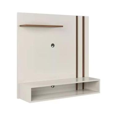 Imagem de Painel Para TV 32 Polegadas Com 2 Nichos - casa decor, off white