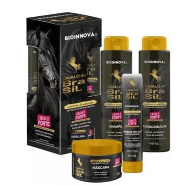 Imagem de Kit Tratamento Capilar Cavalo do Brasil c/ 4 Itens - Bioinnova