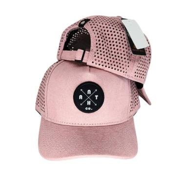 Imagem de Boné Aba Curva Anth Strapback Camurça furadinho Premium Cores  - Anth 