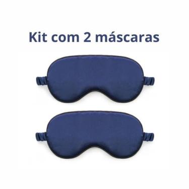 Imagem de Kit com 2 Máscaras de dormir com enchimento de camada dupla e tira elá