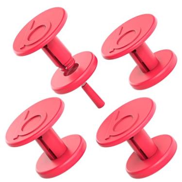 Imagem de Botões de substituição para alça de alça de bolsa Bogg - Rebites de plástico rígido 3D "b" combinam com o novo estilo de bolsa Bogg - You Red My Mind Color Fits Original, Baby e Bitty Totes