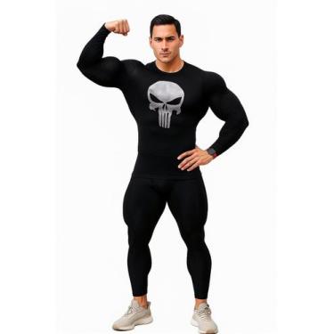 Imagem de Conjunto Esportivo Compressão Segunda Pele com Proteção UV e Tecnologi