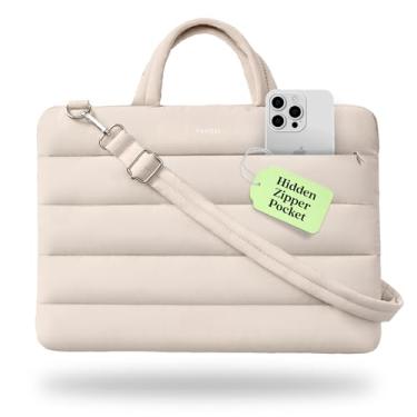 Imagem de Vandel Capa para laptop de 15 a 16 polegadas com alça, bolsa de ombro com alça, bolsa de laptop de 16 polegadas para mulheres, MacBook Air de 15 polegadas, MacBook Pro 16, HP de 15,6 polegadas, Dell