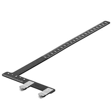 Imagem de Zhjvihx Régua Em L para Tiro Com, Liga de Alumínio de Qualidade, Régua Leve Em Formato de L para Competição Ao Ar Livre para Exercícios Físicos Ao Ar Livre para Jogos (Preto)