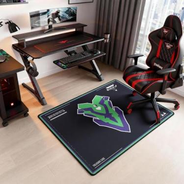 Imagem de Tapete antiderrapante para cadeira Neon Genesis Evangelion EVA-00 Series Design inspirado 99 cm × 119 cm