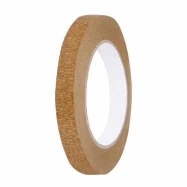 Imagem de HARFINGTON Fita adesiva colorida de 9/40.6 cm x 54.6 jardas, papel crepe universal, fita adesiva colorida para pintura, desenho, faça você mesmo, etiquetagem artesanal, selagem, marrom