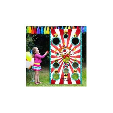 Imagem de 1 faixa de jogo de arremesso de saco de areia de carnaval poliéster sem eletricidade para festas ao ar livre, 4 de julho, aniversários, colorido