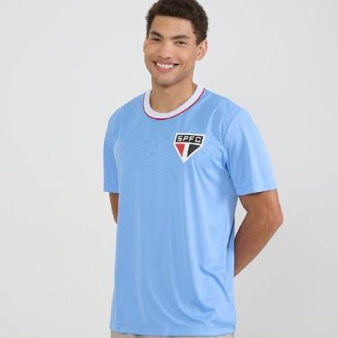 Imagem de Camisa São Paulo Chocar - Masculino - Braziline, G, Azul