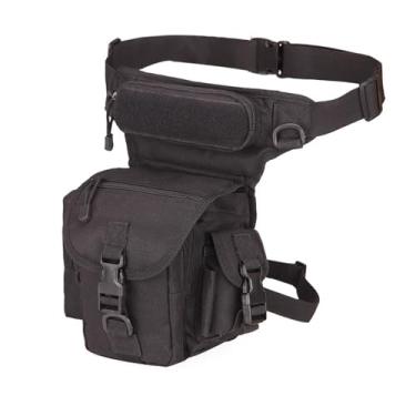 Imagem de Bolsa Bag Pochete Transversal Reforçada Impermeável Masculina Feminina Sport Peito E Ombro,bolsa masculina,bolsa transversal masculina (Preto)