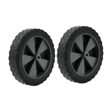 Imagem de IEUDNS Roda dobrável para carrinho de mão, 5 polegadas, rolamento suave, fácil de instalar, acessório de substituição, diâmetro de 12,5 cm.