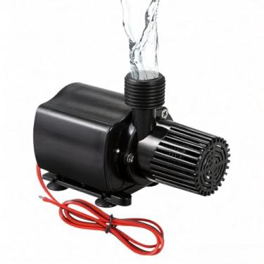 Imagem de Bomba d Água Sem Escova Ultra-silenciosa DC12V Submersível Micro com Filtro para Fontana Aquário Lago Circular 600L H 7 5W Elevação 9 84ft Fácil de Desmontar Baixo Ruído