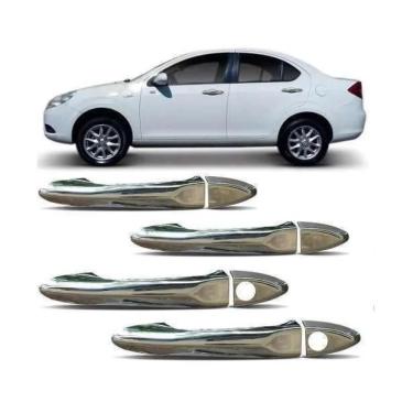 Imagem de Aplique Cromado Maçaneta JAC J3 / J3 Turin 2011 à 2019 4 Portas