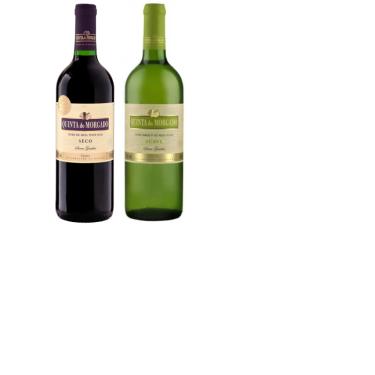 Imagem de Kit Vinho Quinta Do Morgado Tinto Seco + Branco Suave 750ml