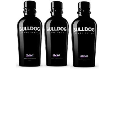 Imagem de Kit Gin Bulldog London Dry 750ml 3 unidades