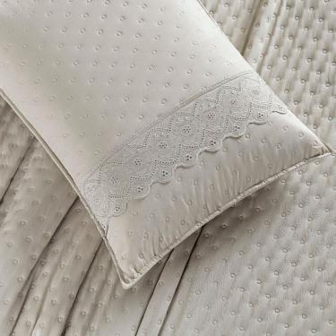 Imagem de Cobre Leito Nobless Queen 03 Peças - Amêndoa