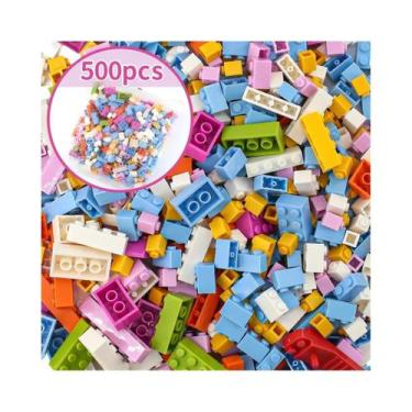 Imagem de Conjunto De Blocos De Montar Coloridos Com 1000 Peças, Brinquedos Educ