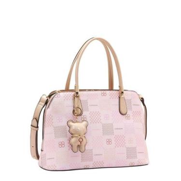 Imagem de Bolsa Feminina de Mão Chenson CG85096 Original Elemento Gráfico, Rosa