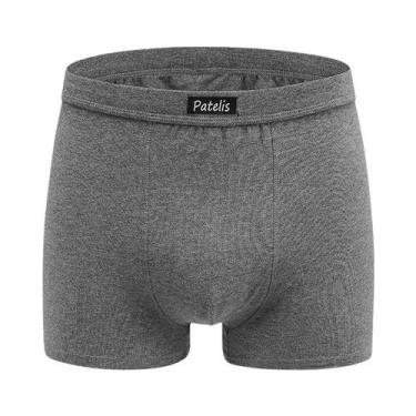 Imagem de Cuecas De Algodão Masculinas plus Size Pacote 95-220kg Alta Qualidade 