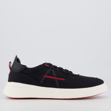 Imagem de Tênis Aramis Journey Icon Square Preto e Vermelho, 40