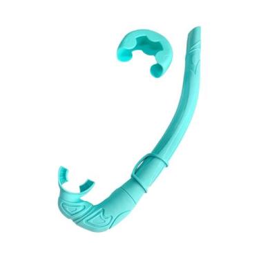 Imagem de Snorkel Dobrável De Silicone Macio Com Estojo De Armazenamento E Válvu