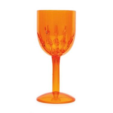 Imagem de Taça Esqueleto Laranja  - 1 unidade - Cromus - Rizzo