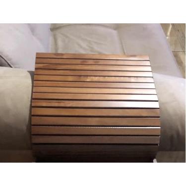 Imagem de Esteira Bandeja Reta Filetada Para Sofá Madeira