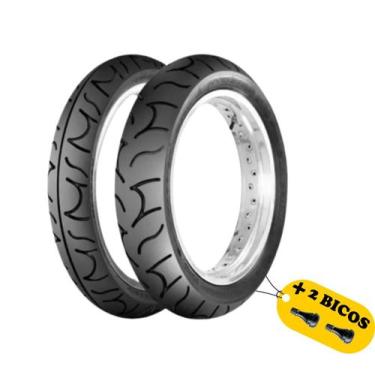 Imagem de Par de Pneu Para Moto Sportíssimo 140/70-17 Traseiro e 100/80-17 Diant