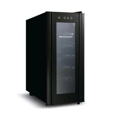 Imagem de Adega de Vinhos 12 Garrafas Climatizada 127v/220v Preta Brastemp, 110V