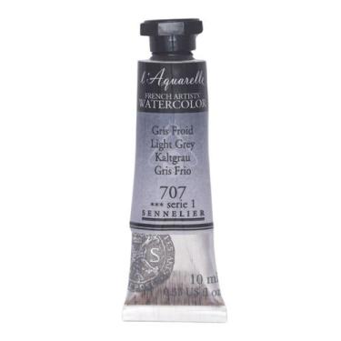 Imagem de Tinta Aquarela Sennelier Extra Fine 10ml S1 707 Light Grey