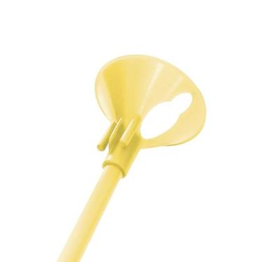 Imagem de Kit Suporte para Balão 33cm - Amarelo Candy - 10 unidades - KLF Festas