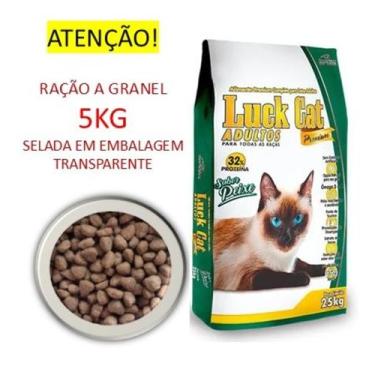 Imagem de Ração Luck Cat Premium Gatos Adultos Castrados Peixe 5KG A GRANEL