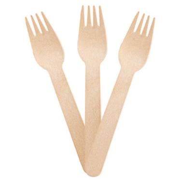 Imagem de 300 Garfo Descartável Madeira para Refeição - AAZ, Madeira