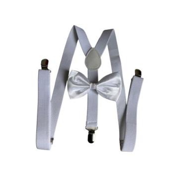 Imagem de 7 Kits Suspensório + Gravata Borboleta Adulto E Infantil K:244/247 - s