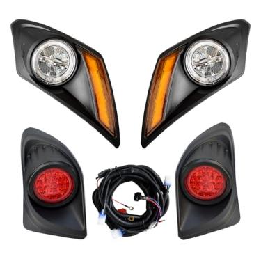 Imagem de Shu-Ran Kits de luz traseira de LED para carrinho de golfe YAMAHA DRIVE 2 modelos elétricos e a gás 12 Volts, kits de montagem de carrinho de golfe dianteiro traseiro