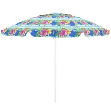 Imagem de Bel - Guarda-Sol Articulado 2,40m em Poliéster e Alumínio Floral