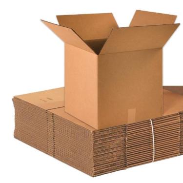 Imagem de Caixas de papelão BOX USA Medium 16L x 16L x 15H Pacote com 25