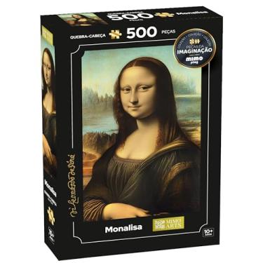Imagem de Quebra Cabeça Mona Lisa, 500 peças, Mimo brinquedos