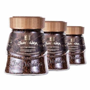Imagem de Café Juan Valdez Solúvel Colombiano Clássico 3 Potes De 95G