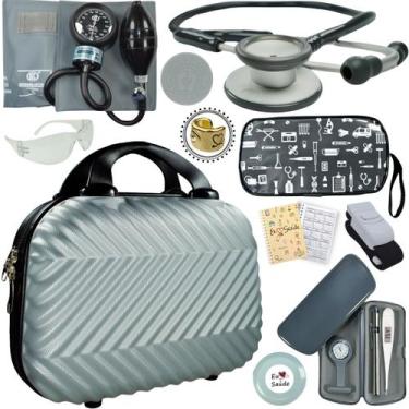 Imagem de Kit Medicina Completo Aparelho Pressao Esfigmo EstetoscopioKit Medicin