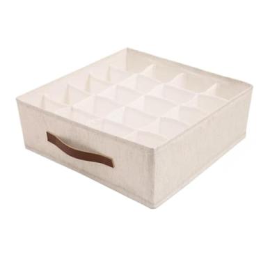 Imagem de Caixa de Organizador Calcinhas Meia Sutia Guarda-Roupa Dobrável Para Roupas Gaveta Divisoria (4,20 Divisórias (SNH-G20))