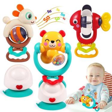 Imagem de Baby Toys WITALENT, conjunto de 6 a 12 meses de 3 ventosas para cadeir