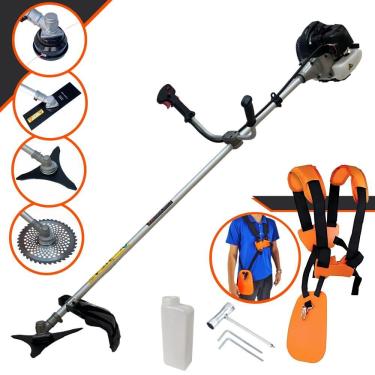 Imagem de Roçadeira Profissional Anmax Cg430b 43cc + Faca 3p E 40d