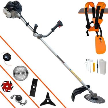 Imagem de Roçadeira Lateral Anmax Cg430b 1,7hp C/ Carretel + 5 Lâminas